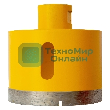 Сверло алмазное по керамограниту Denzel 75мм мокрое резание, М14