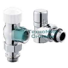 Набор термостатический для радиатора осевой Royal Thermo Design 1/2