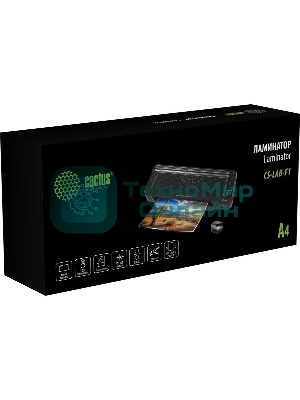 Ламинатор Cactus CS-LAB-F1, 2 вала, A4, 125мкм, 250 мм/мин