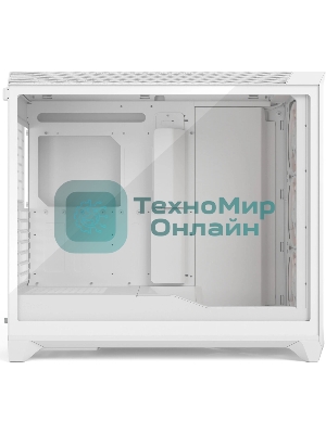 Корпус Fractal Design Meshify 3 XL White RGB TG Clear Tint, Midi-Tower, белый, 3 x 140 мм