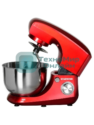 Миксер стационарный Starwind SPM5184 1000 Вт, красный