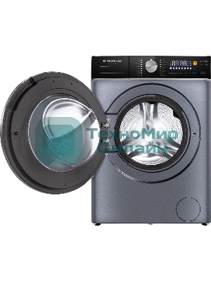 Стирально-сушильная машина Maunfeld MFWD14106SB03 темно-серебристый, загрузка фронтальная 10 кг, 1400 об/мин., класс: В