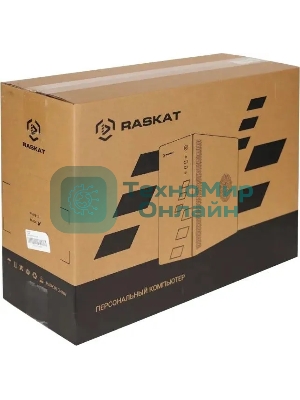 Компьютер Raskat Standart 300 (Intel Core i3 12100, RAM 16Gb, SSD 480Gb, no OS, kb+ms, черный)