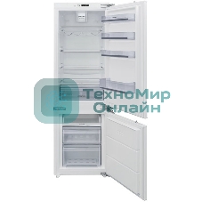 Холодильник Korting KSI 17780 CVNF белый двухкамерный 180/63л морозилка снизу, капельная