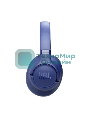 Беспроводные/проводные наушники JBL Tune 730BT синий, полноразмерные, Bluetooth + проводной, быстрая зарядка