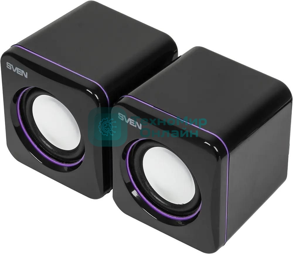 Акустическая система SVEN 315 2.0 черный 5Вт