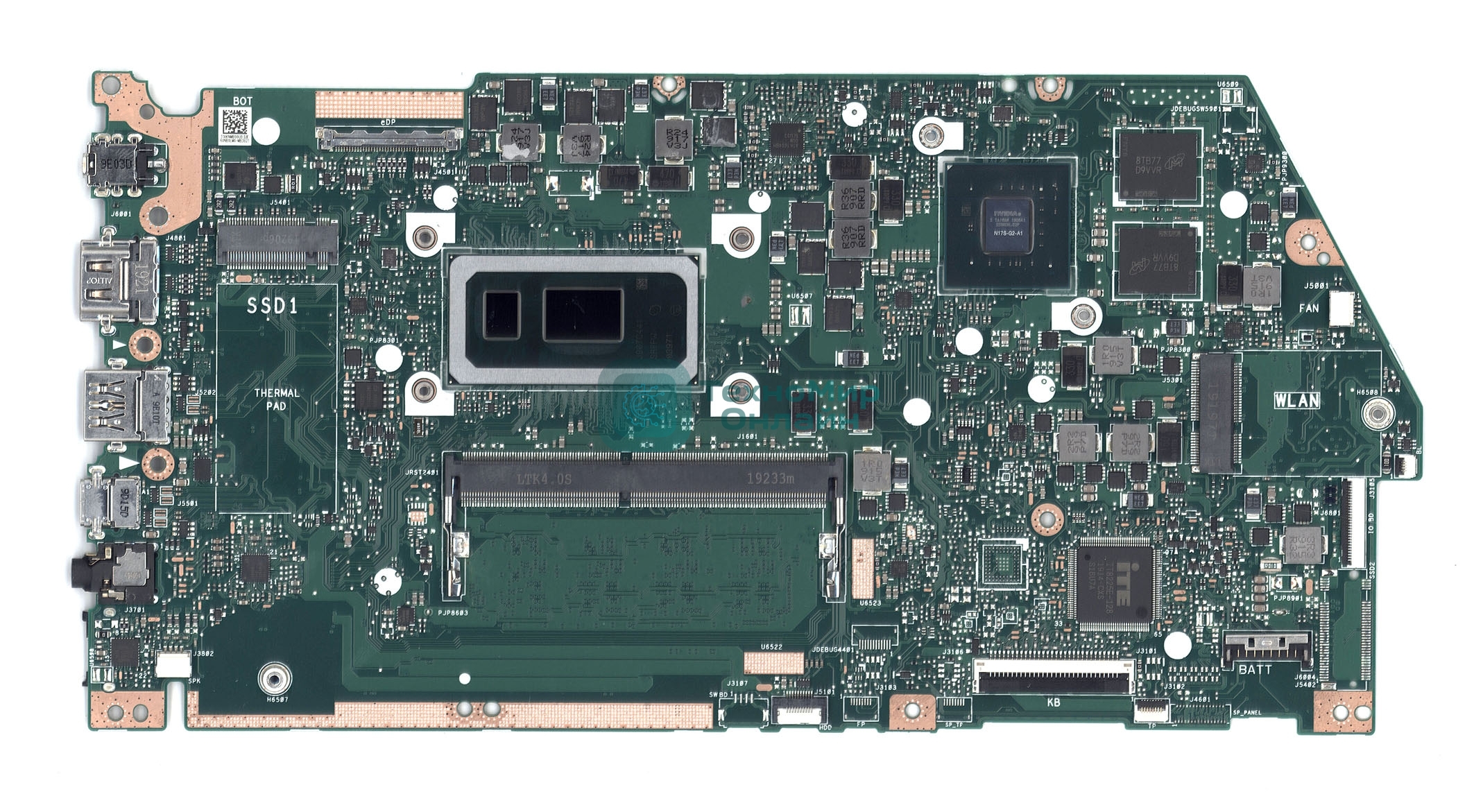 Материнская плата для Asus X531FL 8G/I7-8565U 90NB0LM0-R03000