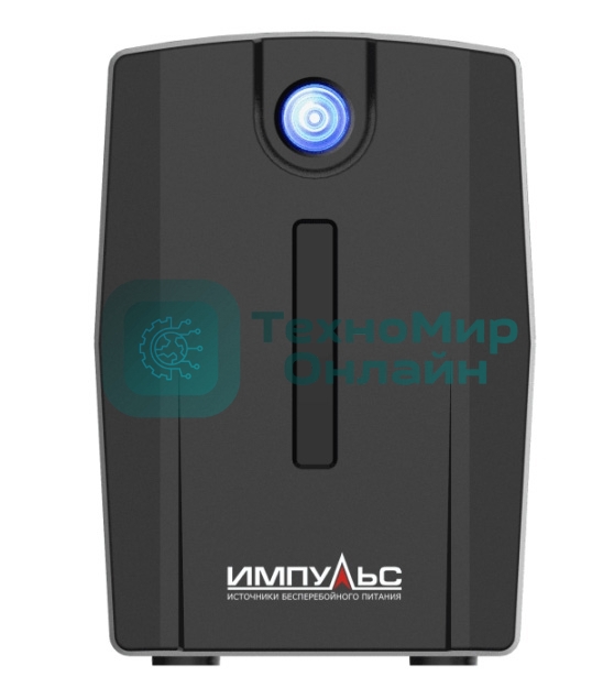 Источник бесперебойного питания Импульс ЮНИОР СМАРТ 800, 800/480 ВА/Вт, LED, USB, SCHUKOx2