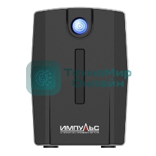 Источник бесперебойного питания Импульс ЮНИОР СМАРТ 800, 800/480 ВА/Вт, LED, USB, SCHUKOx2