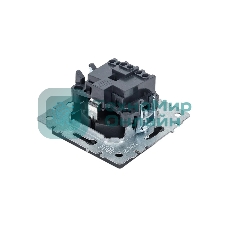 Розетка 1-местная IEK BRITE 16А РС11-1-0-БрГ с заземлением, без защитных шторок, 16А, графит