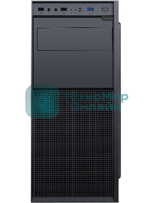 Компьютерный корпус Accord A-300 черный без БП ATX 1x120мм 2xUSB 2.0 1xUSB 3.0 audio