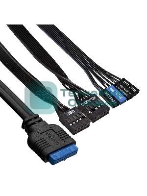 Компьютерный корпус Miditower ExeGate AA-442U2-AA500 (ATX, AA500 8 см, 1*USB+2*USB3.0, аудио, черный)