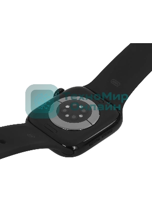 Умные часы Apple Watch Series 11 A3331 42мм OLED корп.черный Sport Band рем.черный разм.брасл.:M/L (MEQU4LW/A)