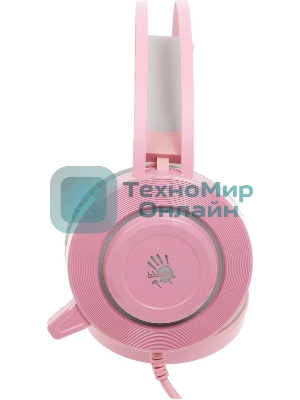 Гарнитура Bloody G521 розовый, проводная