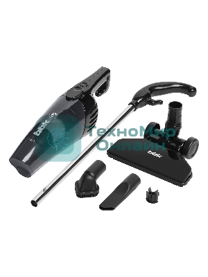 Пылесос вертикальный BBK BV2902 черный, питание от сети, 170 Вт, уборка сухая, пылесборник 0.8 л