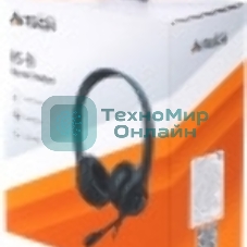 Гарнитура A4Tech HS-8i чёрный, проводная