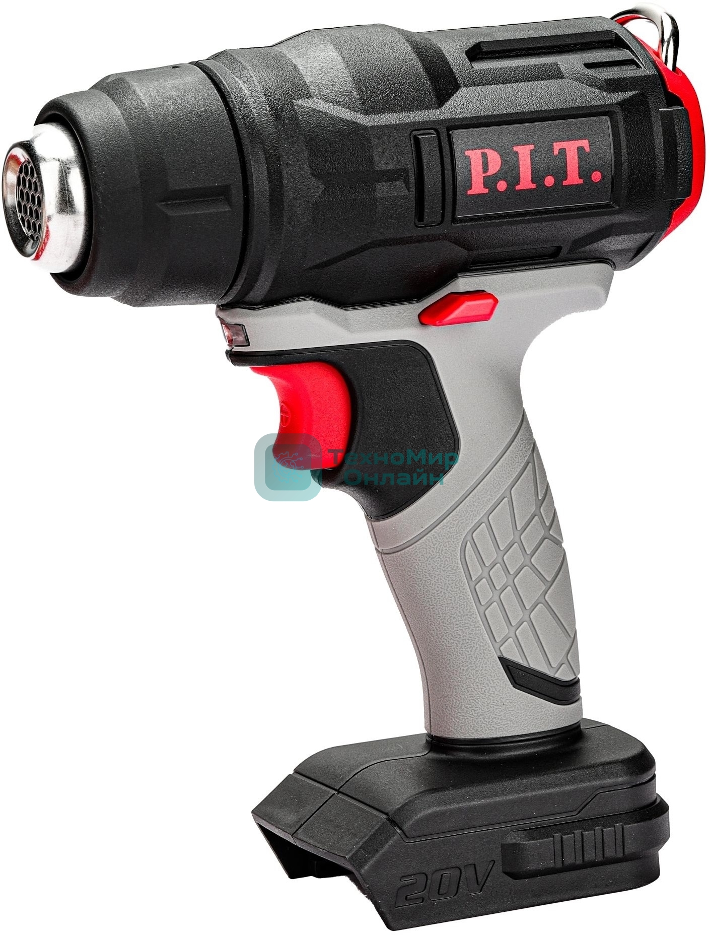 Технический фен P.I.T. PHG20H-550A SOLO темп.350/550С (PHG20H-550A) серый