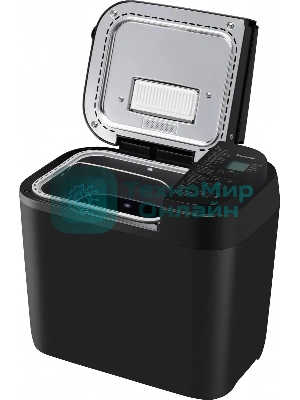 Хлебопечка Panasonic SD-R2530KTS черный, 550 Вт, программ - 28 шт, вес выпечки - 1.1 кг