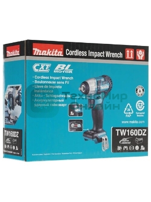 Гайковерт Makita TW160DZ аккум. патрон:квад.3/8