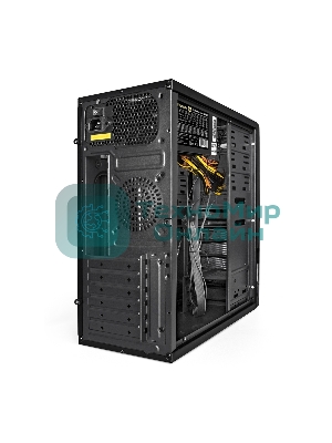 Компьютерный корпус ExeGate EX278399RUS Miditower ExeGate XP-329S Black, ATX, (XP500, Black,120мм), 2хUSB, Audio