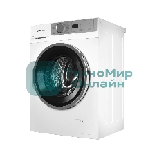 Стирально-сушильная машина Kuppersberg WDM 470 W, High-Tech, отдельностоящая, глубина 52.5 см, загрузка 8 кг, загрузка при сушке 6 кг, 14 программ, 1400 об/мин, инверторный BLDC двигатель, сенсорное/поворотное управление, пар, самодиагностика, дозагрузка белья, отложенный старт, контроль пенообразования, белый/серебристый