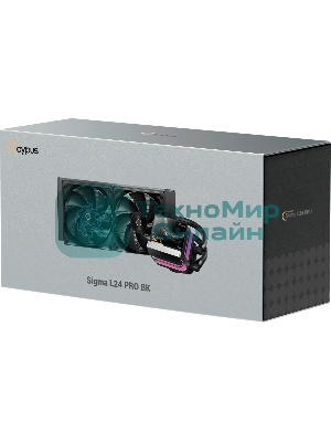 Система охлаждения Ocypus Sigma L24 PRO BK IPS Display/черный/290W/All Intel/AMD AM*/Screws