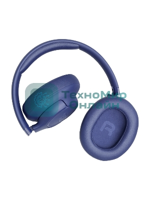 Беспроводные/проводные наушники JBL Tune 730BT синий, полноразмерные, Bluetooth + проводной, быстрая зарядка