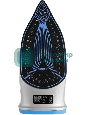 Утюг Centek CT-2315 черный, 2700 Вт, 35 г/мин, 135 г/мин, 320 мл