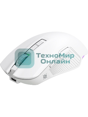 Мышь беспроводная/проводная Defender Whisper GM-209 белый, 7200 dpi, радиоканал, Bluetooth, USB, кнопки - 8