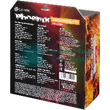 Гарнитура проводная с микрофоном Oklick Phoenix HS-L320G черный/красный 1.9м мониторы оголовье (NO-3000)