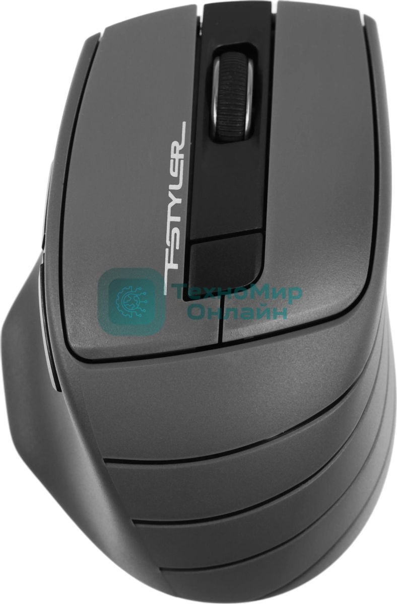 Мышь беспроводная A4Tech Fstyler FG30 серый, 2000 dpi, радиоканал, USB, кнопки - 5