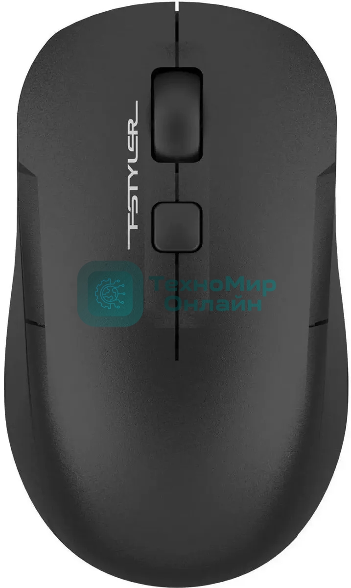 Мышь беспроводная A4Tech Fstyler FG16CS Air2 черный, 2000 dpi, радиоканал, USB, кнопки - 4