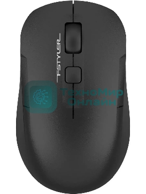 Мышь беспроводная A4Tech Fstyler FG16CS Air2 черный, 2000 dpi, радиоканал, USB, кнопки - 4