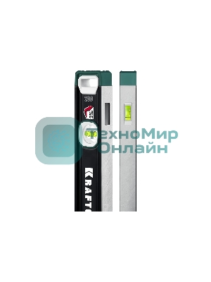 Уровень KRAFTOOL A-RATE CONTROL 2000 мм, сверхпрочный уровень с зеркальным глазком