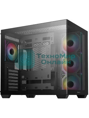 Компьютерный корпус Deepcool CG530 4F черный без БП ATX 2x120мм 2x140мм 2xUSB 2.0 1xUSB 3.0 audio bott PSU