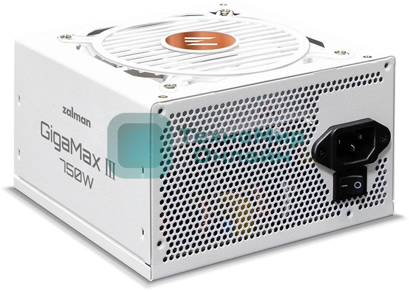Блок питания Zalman ZM750-GV3 WH, 750W, ATX12V v3.0, Gen 5.0, APFC, 12cm Fan, 80+ Bronze, Retail