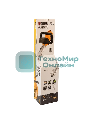 Кусторез аккумуляторный Denzel RBC510-36 Li-ion, 36 В, 4 А·ч, нож 510 мм, поворотная ручка