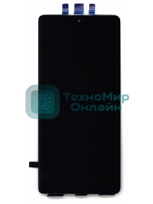 Дисплей (модуль) для Huawei Honor X9a в сборе с тачскрином, черный