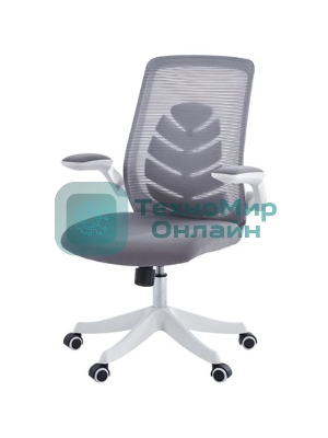 Кресло Chairman CH565 серый, сетка, 120 кг