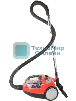 Пылесос Hyundai HYV-C3075 красный, 380/2000 Вт, уборка сухая, пылесборник контейнер 1.5 л