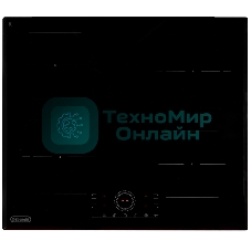 Индукционная варочная панель DeLonghi ELETTRA 4B0P CR независимая, черный