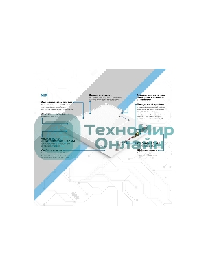 Светильник офисный Gauss MiR 35W 3500lm 4000K IP40 595x595x50мм призма с БАП LED