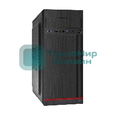 Компьютерный корпус Miditower ExeGate AA-442U2-AA500 (ATX, AA500 8 см, 1*USB+2*USB3.0, аудио, черный)