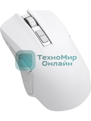 Мышь беспроводная/проводная Defender Whisper GM-209 белый, 7200 dpi, радиоканал, Bluetooth, USB, кнопки - 8