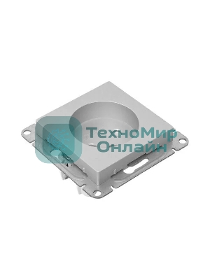 Розетка EKF UP1-SOA-100 СП Эпика 16А без заземл. без шторок механизм алюм.