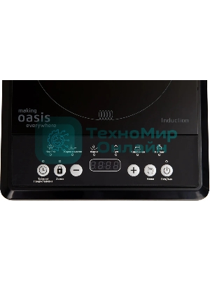 Плита настольная индукционная Oasis PI-B12SK черный закаленное стекло (РI-B12SK)