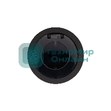 Розетка 1-м СП OSEN с заземл. с крышкой ПБТ механизм черный бархат LEZARD 743-4288-123B