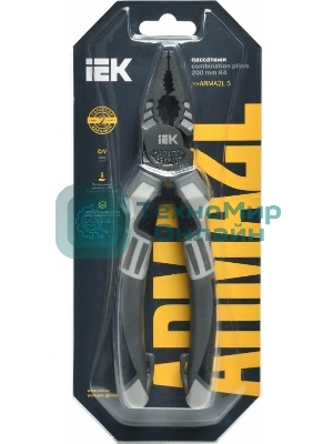 Пассатижи IEK K4 ARMA2L 5 (A2L5-PL10-K4-200) 200 мм