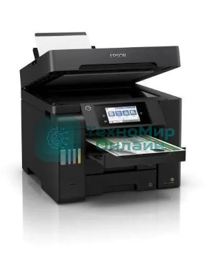 МФУ струйное Epson L6550 (C11CJ30404), A4, цветной, печ. до 25/12 стр/мин.(ч/б/цв.), скан. до 27.5 стр/мин., 4800x2400 dpi (печ.), 2400x1200 dpi (скан.), Ethernet, USB, Wi-Fi