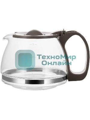 Кофеварка капельная Kitfort КТ-7395 650Вт коричневый/серебристый